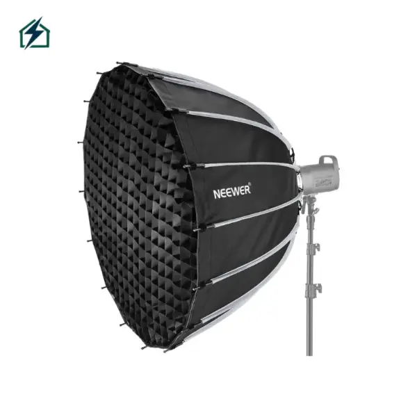 NEEWER 47.2-Inch Parabolic Softbox Ghana – Professional Studio Light Modifier for Photography & Video