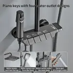 Piano Shower Set 4 Functions Rainfall Shower Ghana