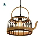 Retro Hemp Rope & Metal Pendant Lamp – Industrial Hanging Ceiling Light for Homes, Cafés & Restaurants in Ghana