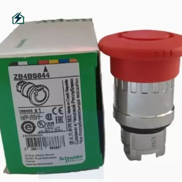 Original Schneider Electric ZB4BS844 / ZBE102 Emergency Stop Push Button Ghana