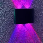 RGB Outdoor Wall Lamp – Modern Up & Down LED Gate Light for Compound, Fence & Exterior Walls Ghana