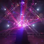 RGB Rotating Crystal Magic Ball Laser Light with Sound & DMX512