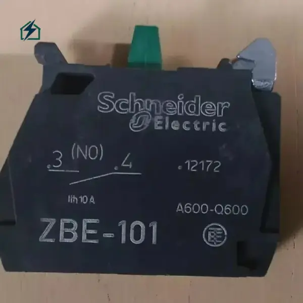Schneider ZBE101 Push Button Contact Block 1NO – Normally Open Control Contact Block for Industrial Automation | Ghana