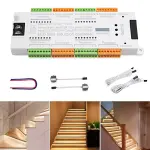 Smart LED Staircase Light Controller 32 Channel Motion Sensor DC12V–24V Ghana