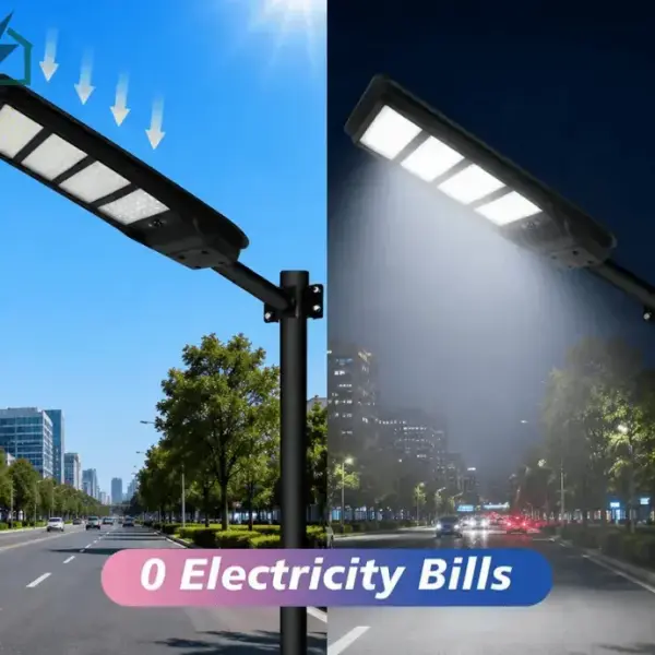 SUIMING 400W Solar LED Street Light with Lithium Battery & Remote Control – IP65 Waterproof Security Light Ghana