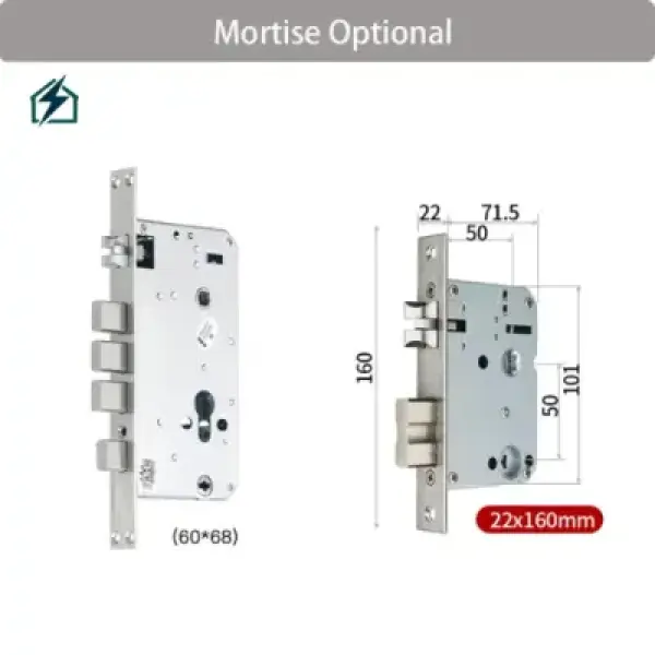 Swipe Card Hotel Door Lock – Carbon Steel Hotel Security Lock Ghana