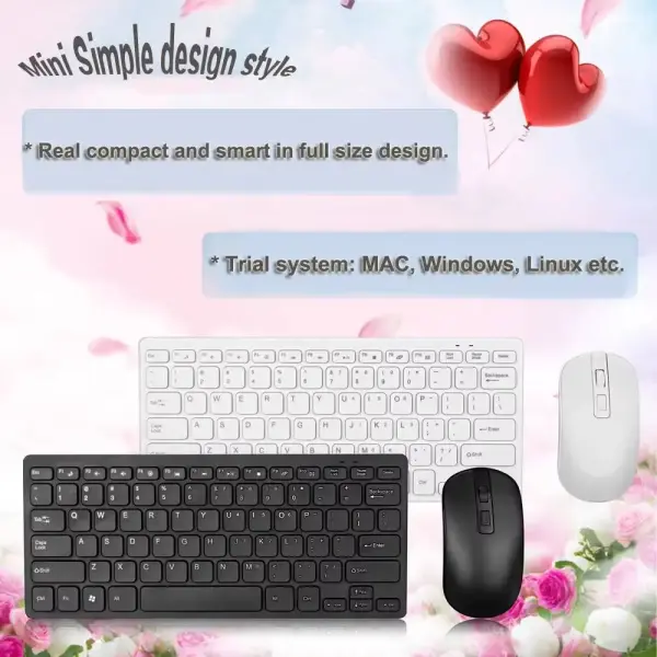 Wireless Keyboard and Mouse Combo – Bluetooth & 2.4G Wireless Desktop Set Ghana