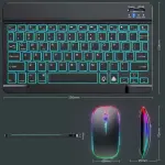 Wireless LED Backlit Keyboard & Mouse Combo Ghana – 2.4GHz Rechargeable Gaming Set for Laptop & PC