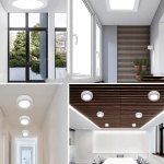 18W Surface Single Color LED Panel Light – Modern Surface Mount Ceiling Light for Homes & Offices in Ghana