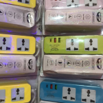 2 USB + 1 Type-C MINI Power Extension Socket Ghana  Multi-Function Charging Power Strip