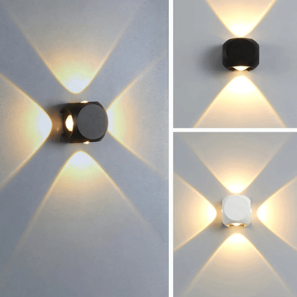 6W Outdoor Wall Light – Waterproof Up & Down LED Wall Lamp for Gates, Compounds & Exterior Walls Ghana