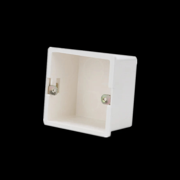 86 Type PVC Switch Box – Standard Wall Mount Electrical Back Box for Switches & Sockets in Ghana