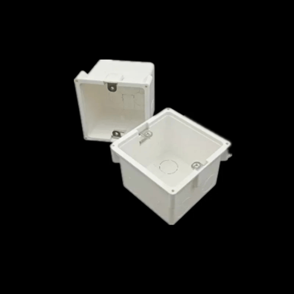 86 Type PVC Switch Box – Standard Wall Mount Electrical Back Box for Switches & Sockets in Ghana