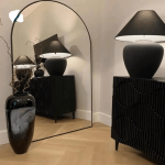 Luxury Arched Full Length Mirror – Modern Standing & Wall Dressing Mirror for Bedrooms, Salons & Boutiques Ghana