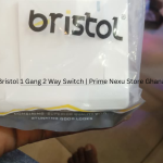 1 Gang 2 Way Bristol Switch Ghana UK Standard Wall Light Switch