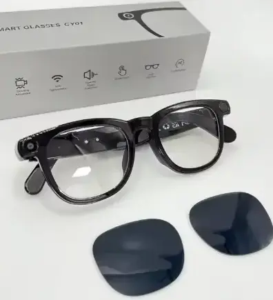 CY01 Smart AI Sunglasses with Camera, Photo & Video Recording – Real-Time Translation & Bluetooth Audio (6)