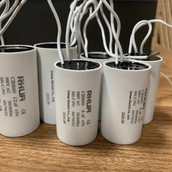 Fan Motor Running Capacitor 500V CBB60 – 15UF, 16UF, 20UF, 35UF & 40UF for Fans, Pumps & Air Conditioners Ghana