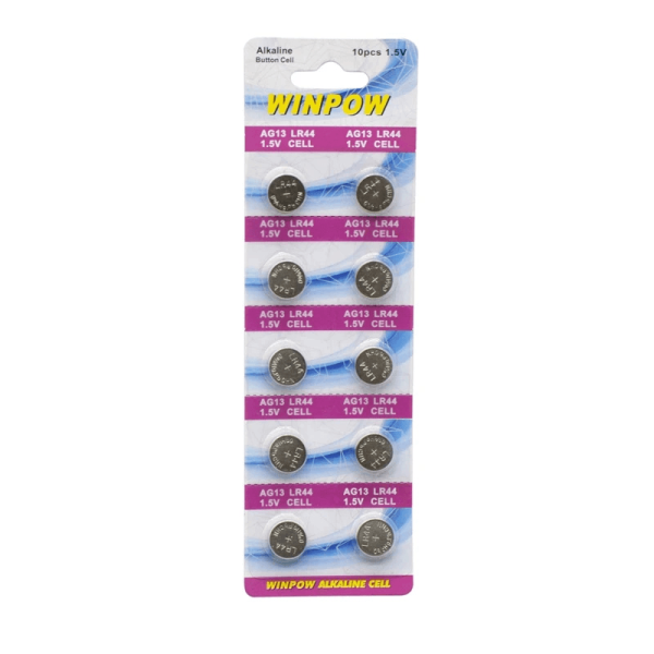 LR44 Button Battery – 1.5V Alkaline Coin Cell Battery for Watches, Calculators, Toys & Small Electronics in Ghana