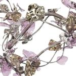 Luxury Flower Shape Crystal Chandelier – Modern LED Crystal Ceiling Light for Homes, Hotels & Villas Ghana