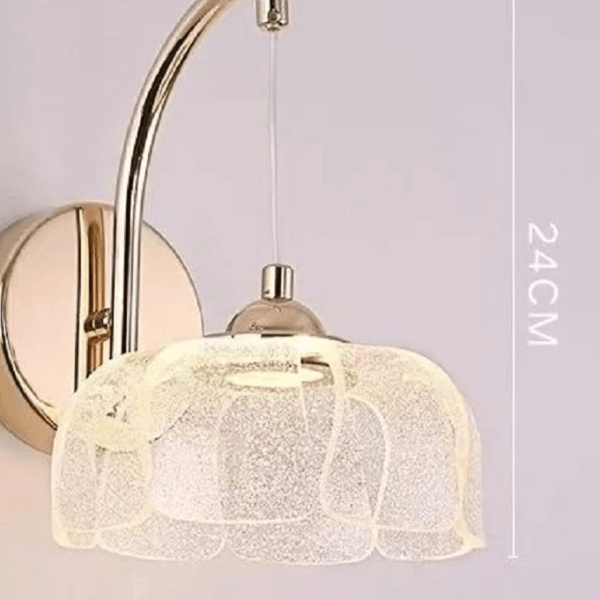 Luxury French Style Bedside Wall Lamp – Modern LED Wall Light for Bedroom, Living Room & Corridor Ghana