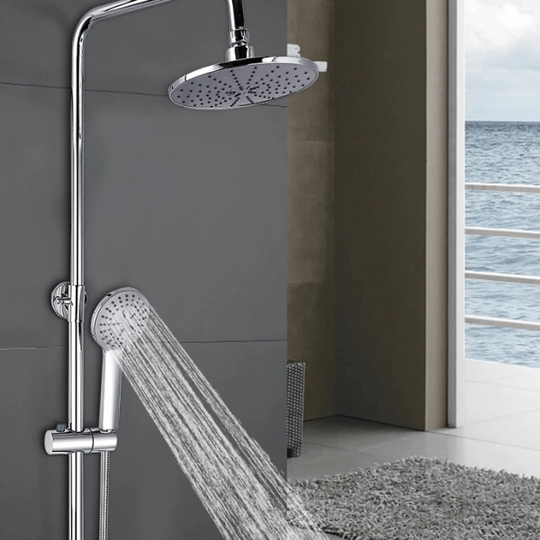Adjustable Rainfall Shower Set – Luxury Hot & Cold Bathroom Shower System for Homes, Hotels & Apartments Ghana