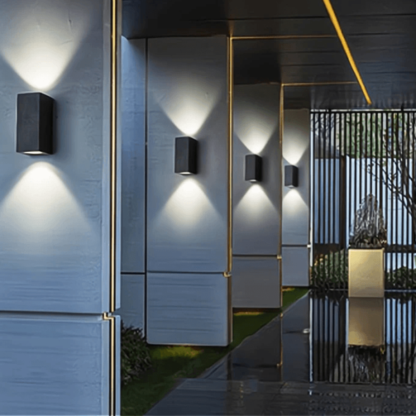 Outdoor LED Wall Light – IP65 Waterproof Aluminum Garden & Security Light for Homes in Ghana