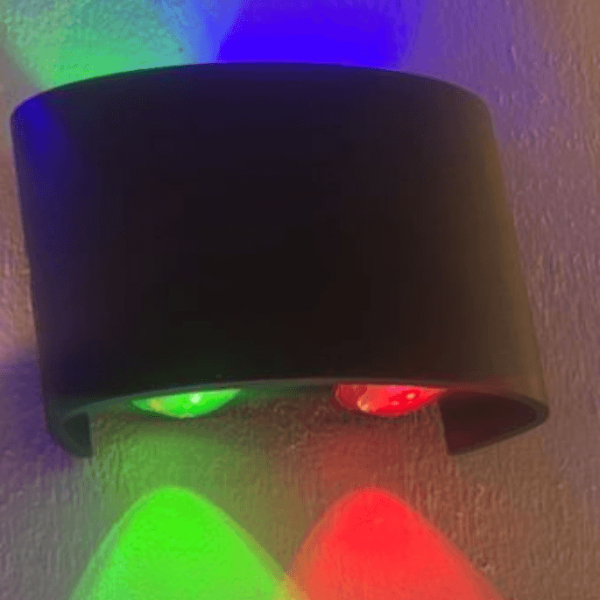 RGB Outdoor Wall Lamp – Modern Up & Down LED Gate Light for Compound, Fence & Exterior Walls Ghana