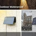 RGB Solar Garden Patio Wall Lights – IP65 Waterproof Outdoor Solar Fence Lights Ghana