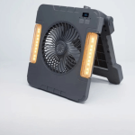 SUIMING Portable Solar Fan Light Kit – 6000mAh Rechargeable Fan, LED Light & Power Bank