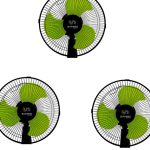 SUIMING Solar Rechargeable Table Fan – 12 Inch Fan with LED Light & USB Phone Charging Ghana