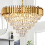 Modern European Luxury Crystal Chandelier