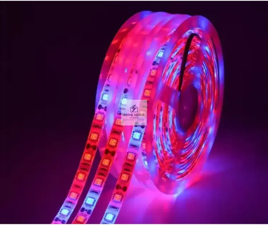 100m Waterproof Full Spectrum LED Grow Strip Light with 96 LEDs – Ghana Full Spectrum Lighting