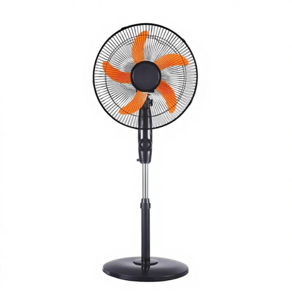 16 Inch Solar Rechargeable Standing Fan with Solar Panel – High Power Cooling Fan for Dumsor in Ghana
