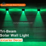 Garden Patio Solar Wall Lights – RGB LED, Waterproof IP65