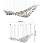 Designer Glass Ball Pendant Light – Modern Luxury LED Ghana