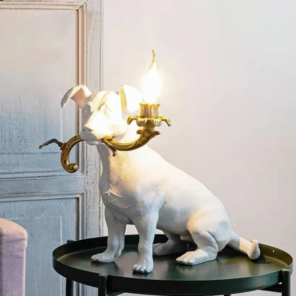 Dog Resin Statue Table Lamp – Decorative Bedside Lamp Ghana