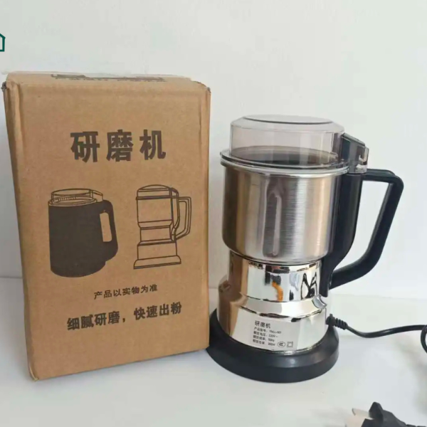 Large Stainless Steel Electric Grain Grinder – 220V UK Plug