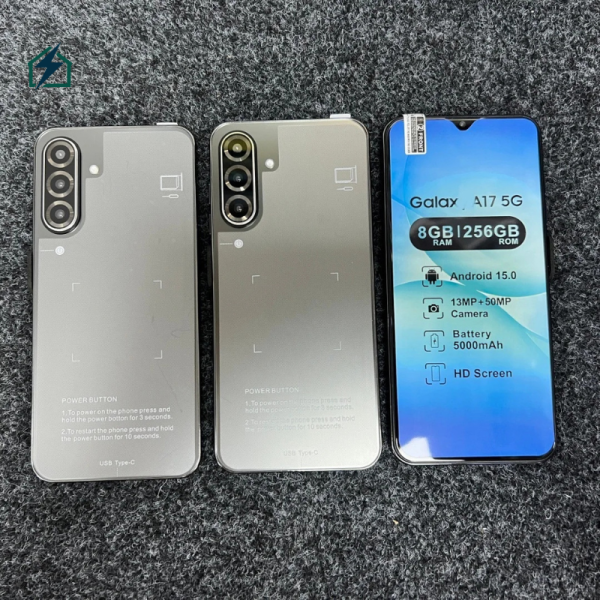 A17 Smartphone 8GB RAM 256GB ROM – 6.7″ Android 15 OLED Phone