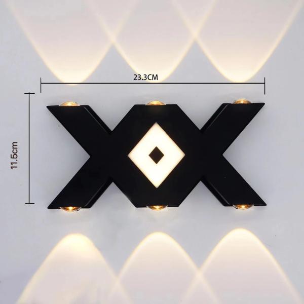 7W Letter X Waterproof LED Wall Light Ghana