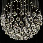 Modern Spiral Crystal Rain Drop Chandelier 6002 – Luxury Ceiling Light