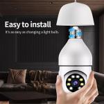 E27 WiFi Bulb Security Camera 360° – Ghana