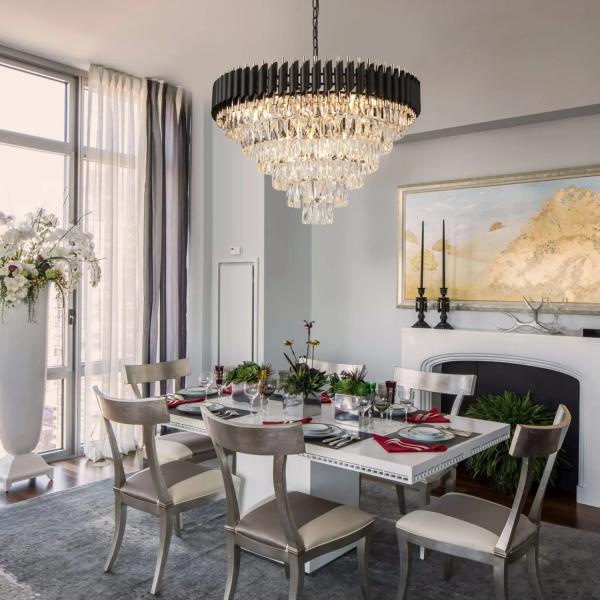 Modern European Luxury Crystal Chandelier