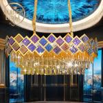 Modern Luxury Crystal Chandelier HL8314 – LED Ceiling Light