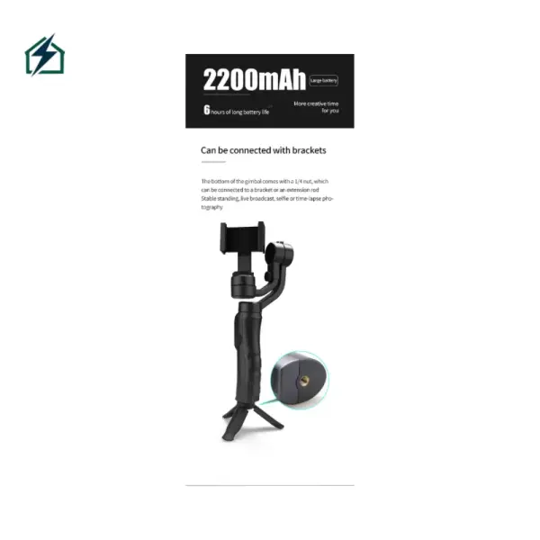 3-Axis Phone Gimbal Ghana – Auto Face Tracking Smartphone Stabilizer for TikTok, Reels & Live Streaming