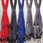 3-in-1 Fast Charging Flat Cable – iPhone, Type-C & Micro USB Ghana