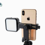 Phone Holder Clamp & Tripod Mount with Dual Cold Shoe