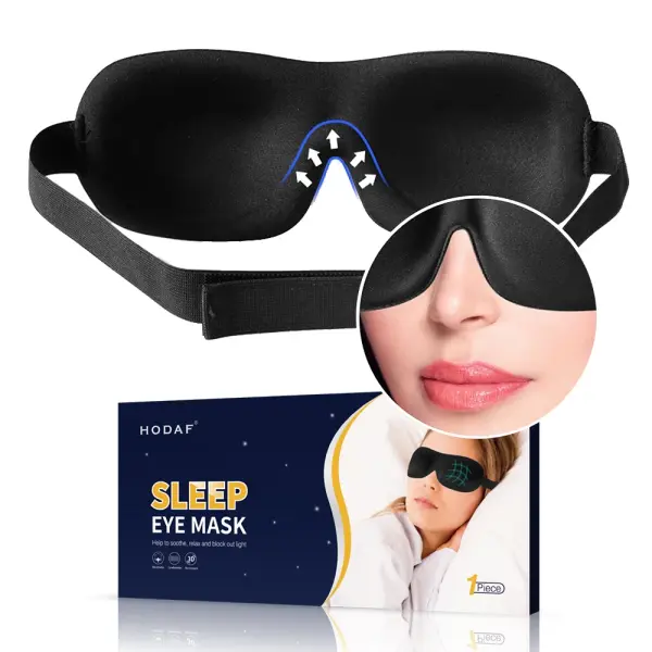 3D Memory Foam Sleep Eye Mask Ghana – Light Blocking Soft Eye Cover