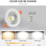 New Arrival Modern Design PANEL LED Glass Downlight – LED Ceiling Light Ghana