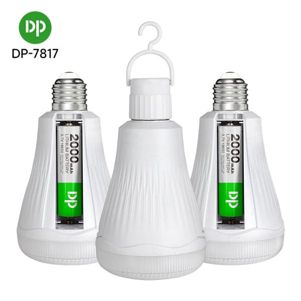 DP 9W Dumsor Rechargeable Emergency LED Bulb Ghana