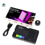 Pocket RGB LED Photo & Video Light – Portable Photography & TikTok Lighting Ghana